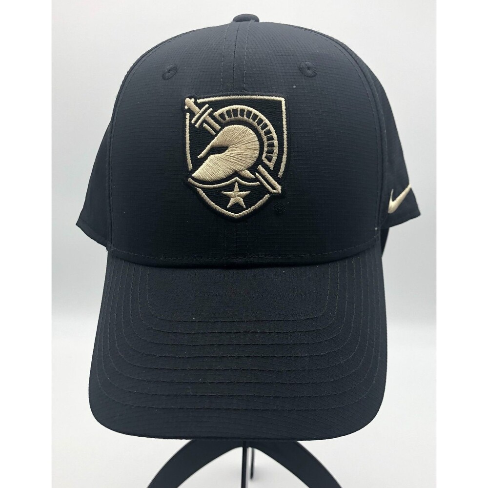 Army West Point Academy Ball Cap Hat Black Size M/L Strapback Logo Nike Club Cap